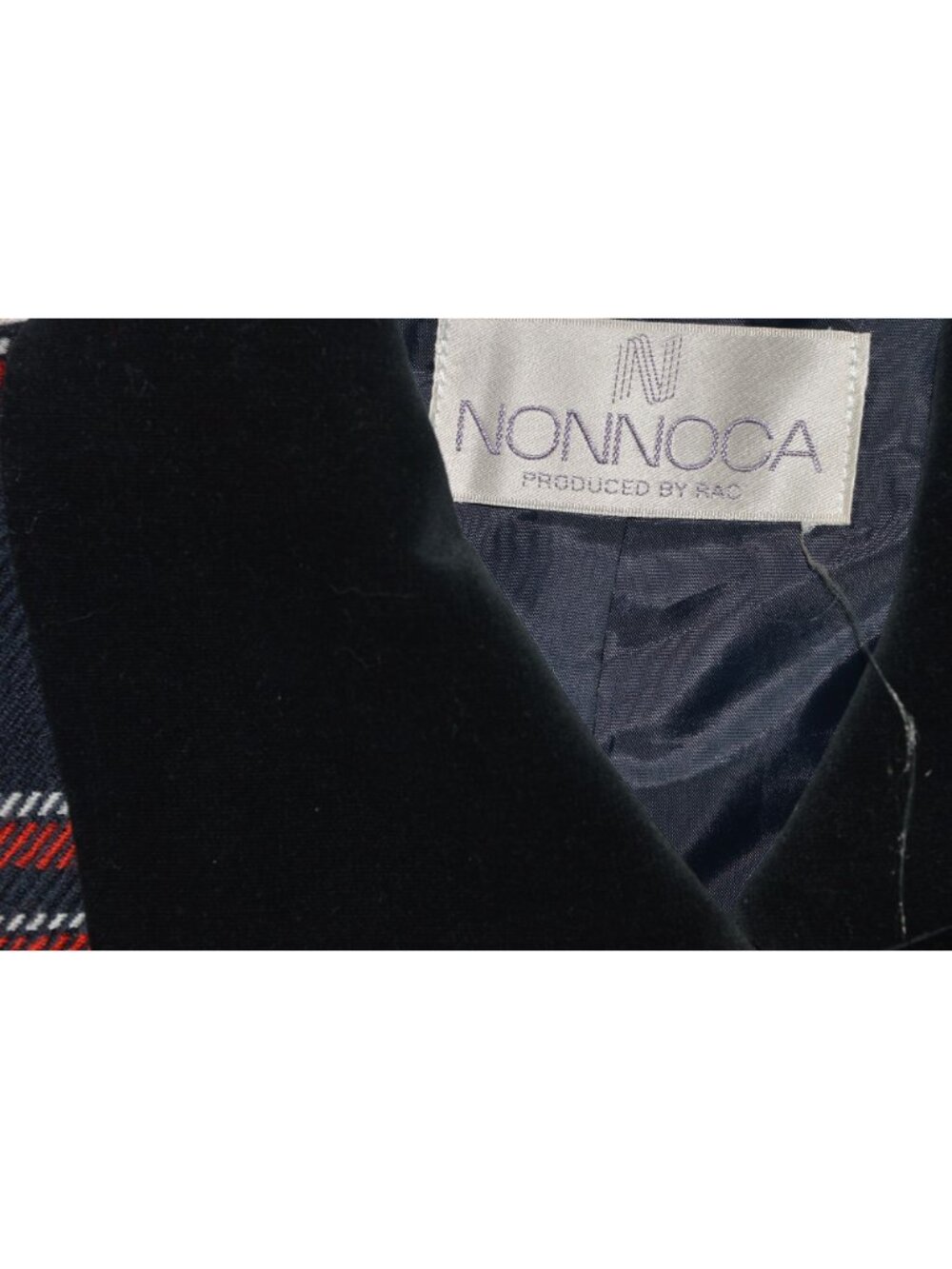 Vintage 60s Nonnoca Plaid Double Breasted Coat Dress Size XS Coquette Holiday - Picture 5 of 10